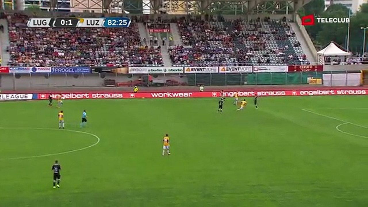 FC Lugano 0:2 FC Luzern 23 July 2016 (1.Runde 2016/17)