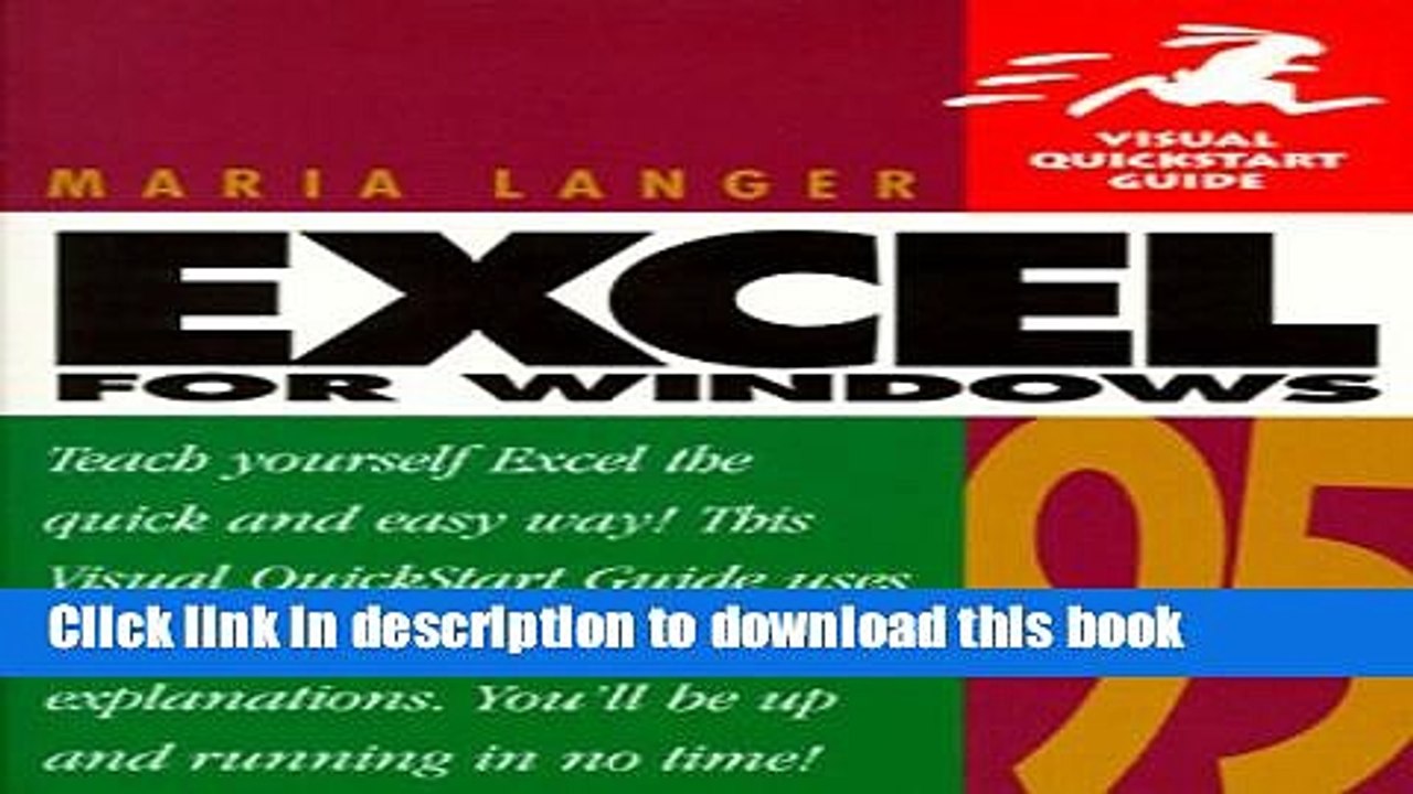 Read Excel for Windows 95: Visual Quickstart Guide Ebook Free