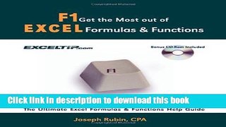 Read F1 Get the Most Out of Excel Formulas   Functions: The Ultimate Excel Formulas   Functions