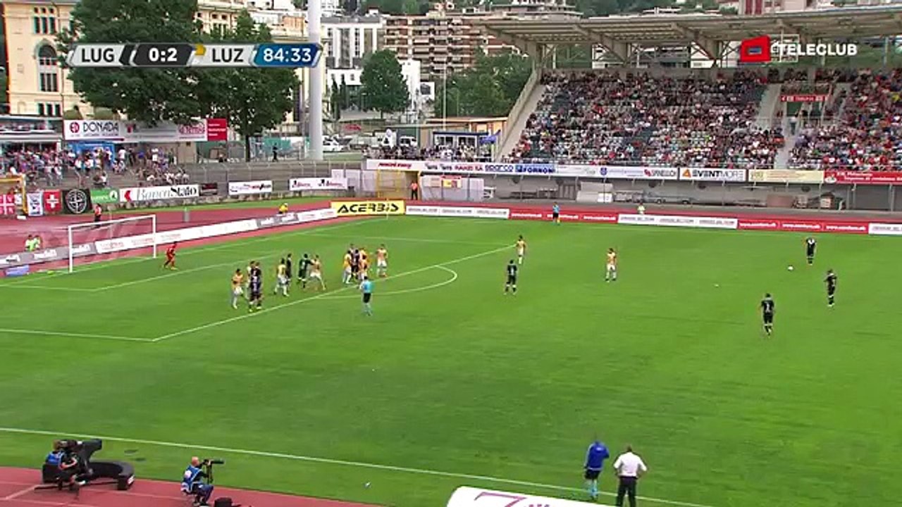FC Lugano 1:2 FC Luzern 23 July 2016 (1.Runde 2016/17)