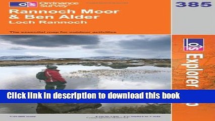 Download Rannoch Moor and Ben Alder (OS Explorer Map)  PDF Free