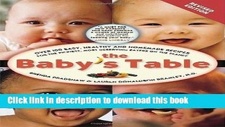Read The Baby s Table Ebook Free