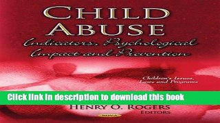 [PDF] Child Abuse: Indicators, Psychological Impact and Prevention Download Full Ebook