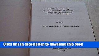 [PDF] Children Living with Domestic Violence Read Full Ebook