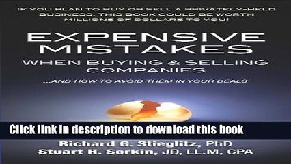 Download Expensive Mistakes When Buying   Selling Companies  Ebook Free