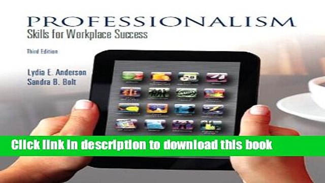 Read Professionalism: Skills for Workplace Success Plus NEW MyStudentSuccessLab 2012 Update
