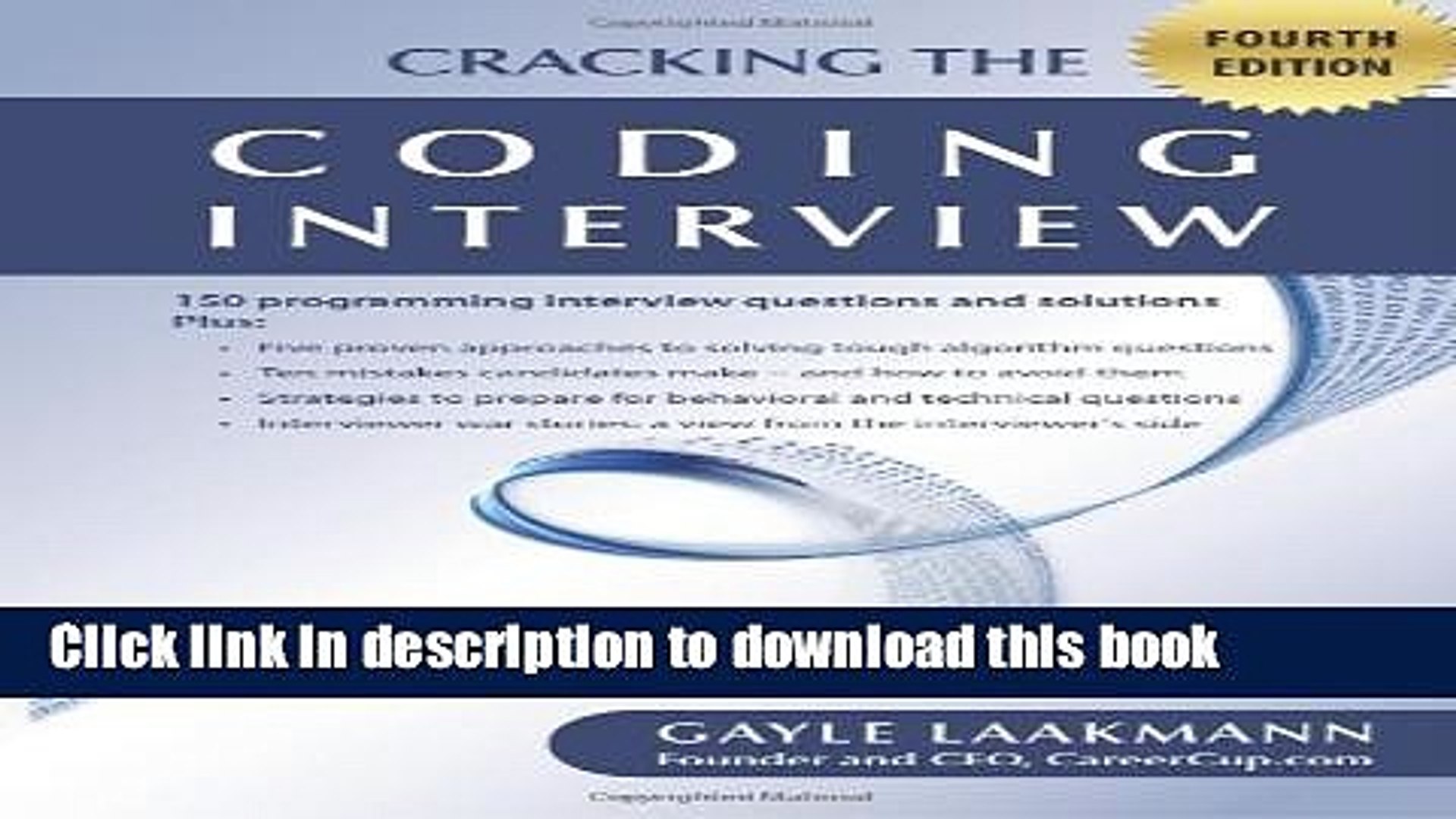 Read Cracking the Coding Interview, Fourth Edition: 150 Programming Interview Questions and