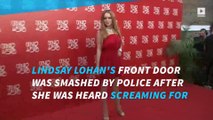 Lindsay Lohan accuses fiancé of strangling her, police called to her house
