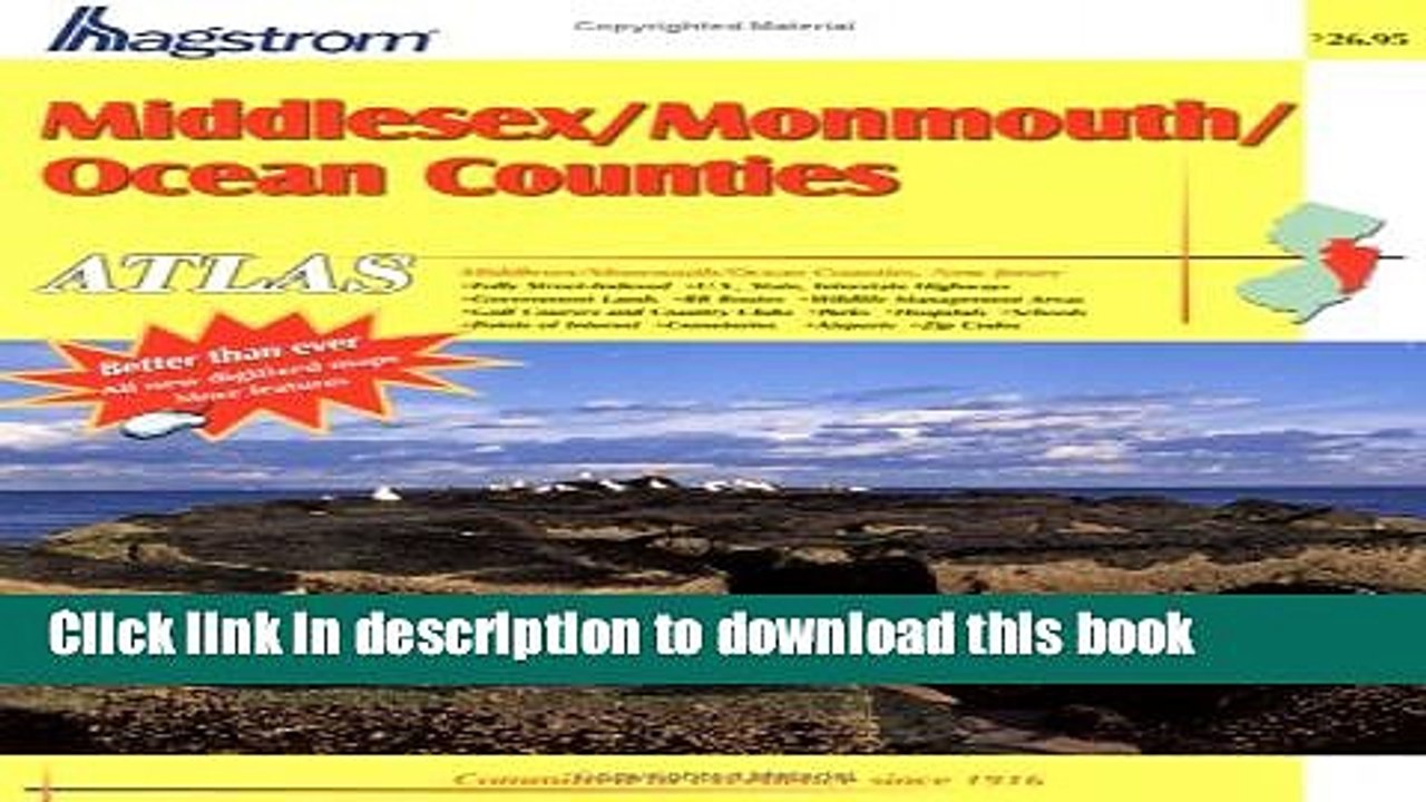 Read Hagstrom Middlesex/Monmouth/Ocean Counties, NJ. Atlas (Middlesex County, Monmouth County,