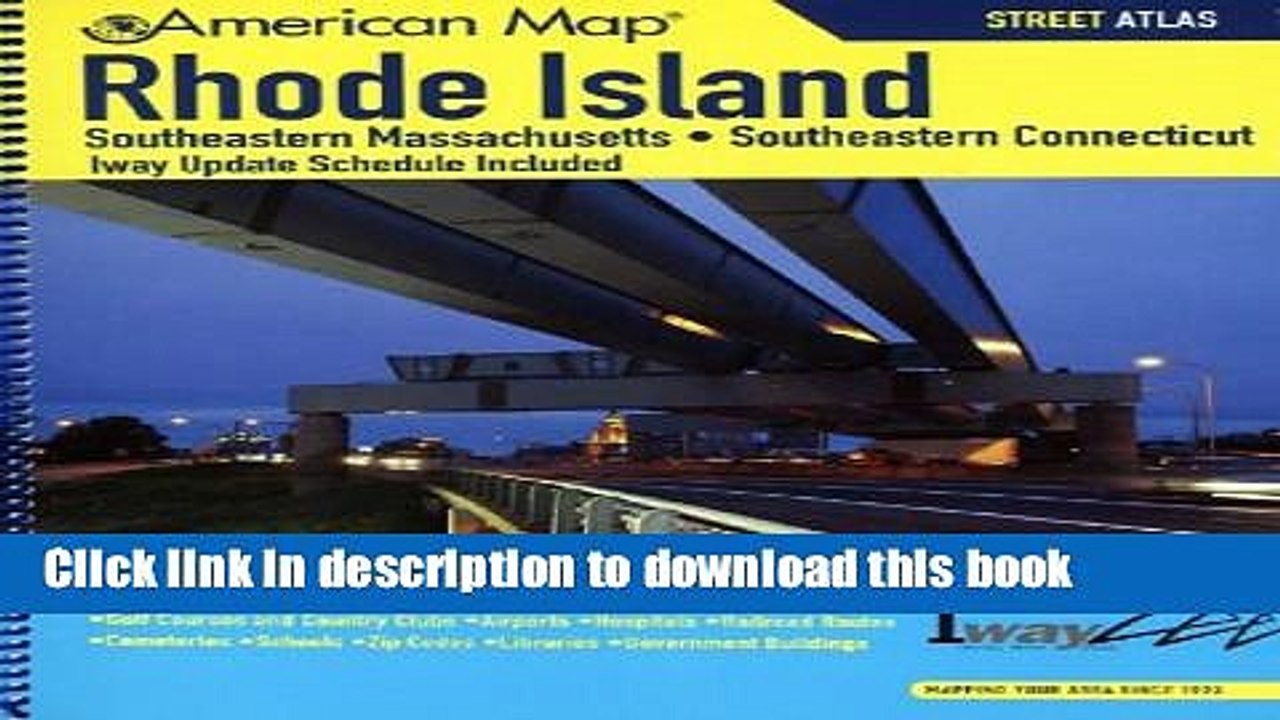 Download American Map Rhode Island State Road Atlas  Ebook Free