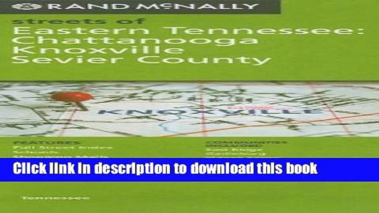 Read Rand McNally Folded Map: Eastern Tennessee (Rand McNally Streets Of...)  Ebook Free