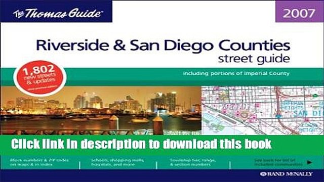 Read Riverside San Diego Counties: Street Guide (Thomas Guide Riverside/San Diego Counties