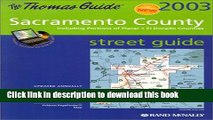 Download Thomas Guide 2003 Sacramento County: Including Portions of Placer : El Dorado Counties