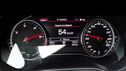 2016 AUDI A6 3.0 TDI Acceleration (0-230 km/h )