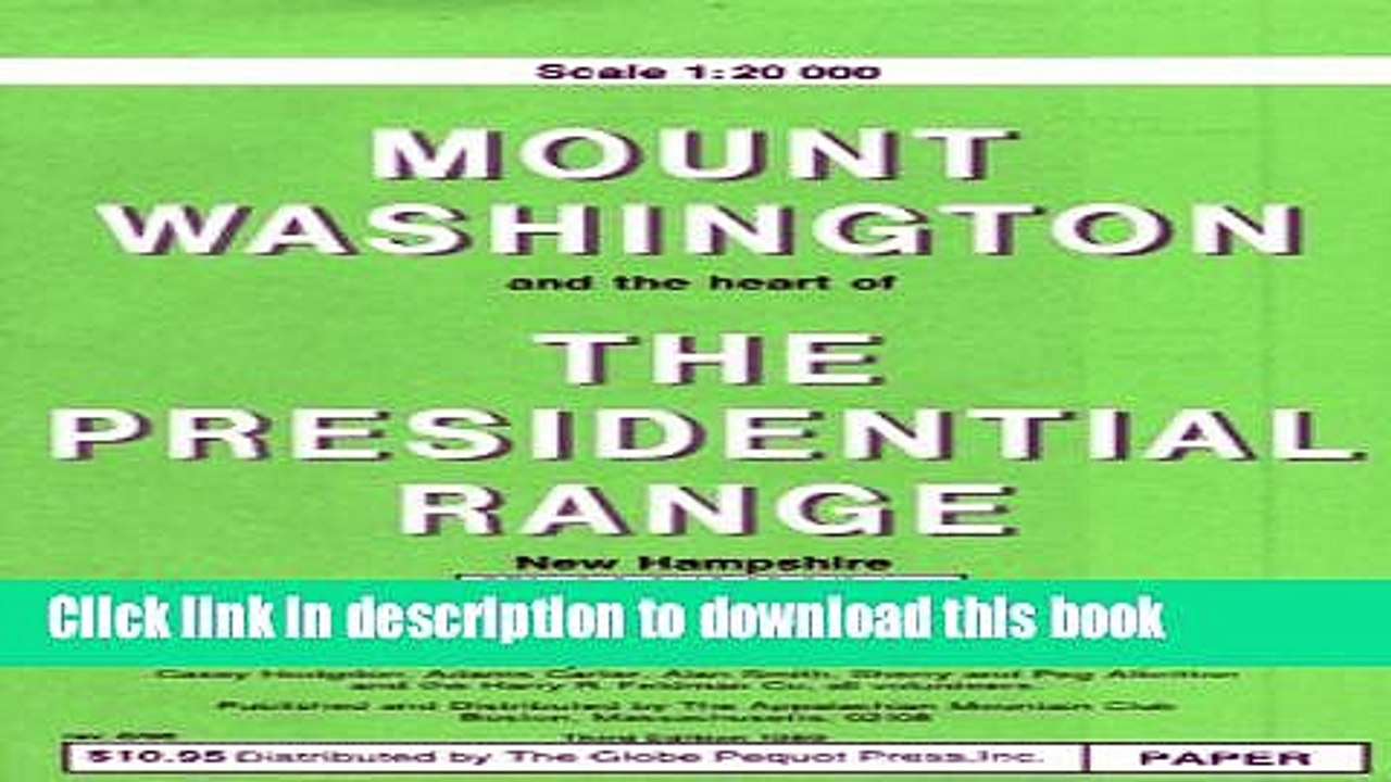 Read Bradford Washburn s Map of Mt. Washington and the Heart of the Presidential Range  Ebook Free