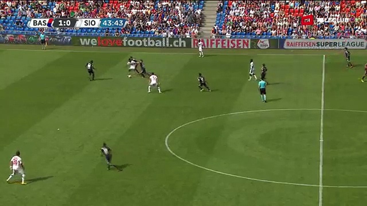 FC Basel 2:0 Sion  24 July 2016 (1.Runde 2016/17)