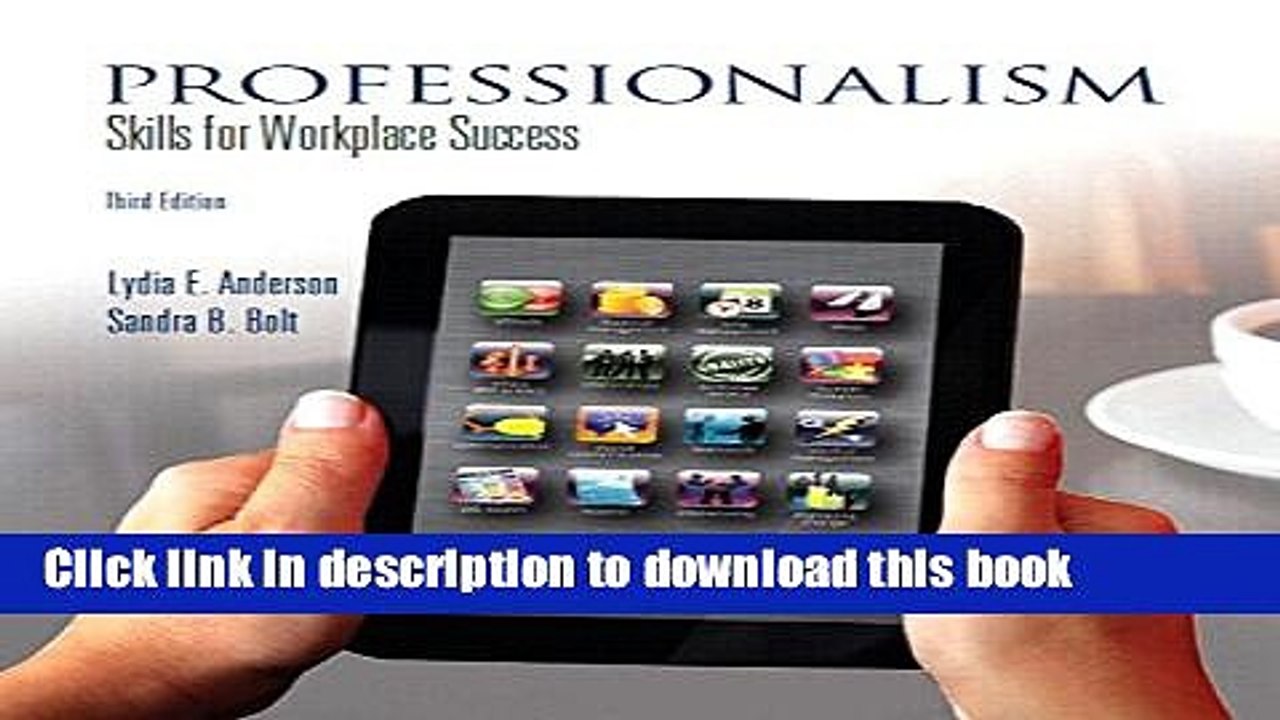 Read Professionalism: Skills for Workplace Success Plus NEW MyStudentSuccessLab with Pearson eText