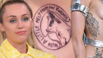 10 Mejores Tatuajes de Miley Cyrus y Su Significado