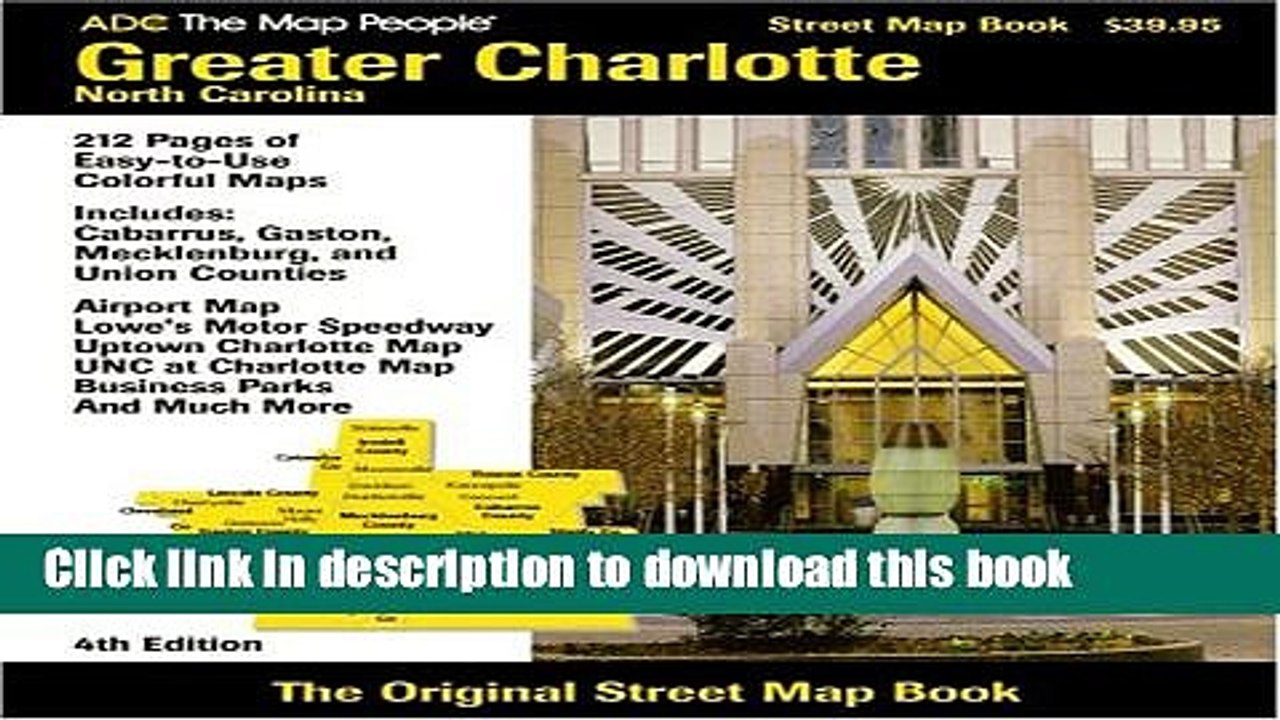 Read ADC the Map People Charlotte, North Carolina Street Map Book  Ebook Online