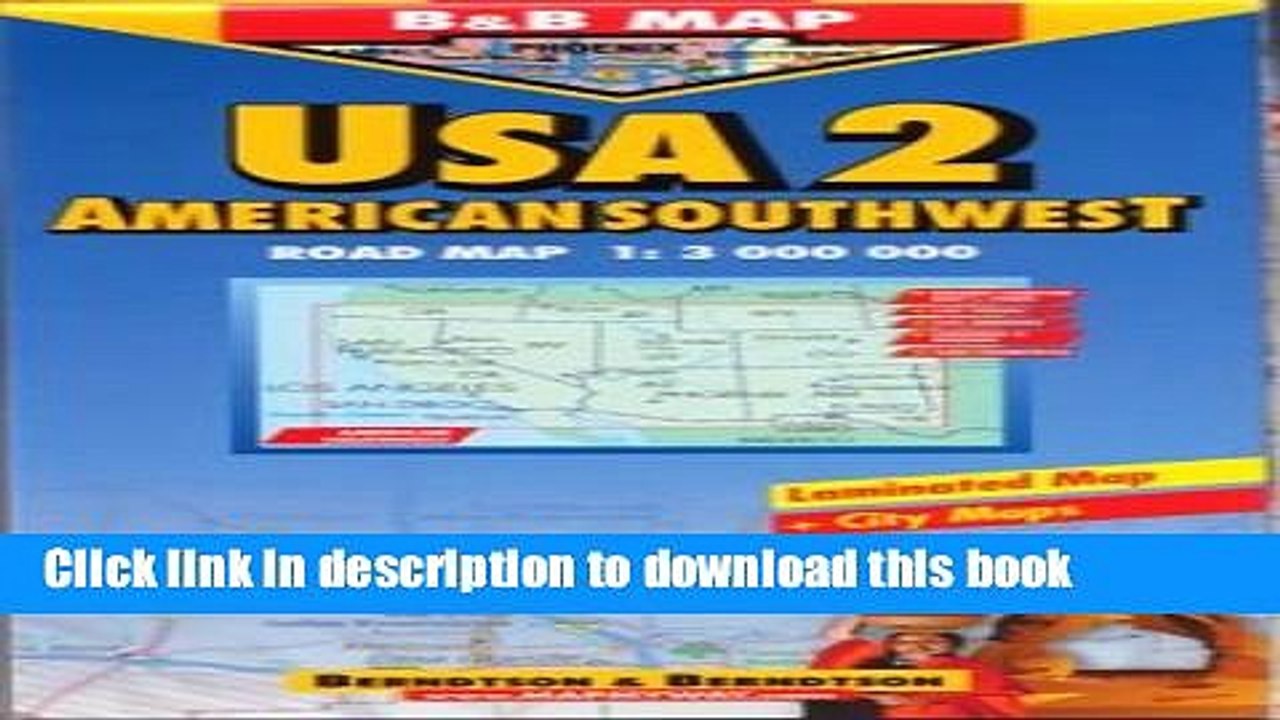 Read B B USA 2 America Southwest Laminated Map (Road Maps)  Ebook Free