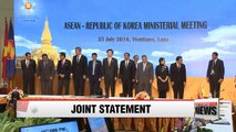 ASEAN foreign ministers urge N. Korea to comply with UN resolutions