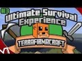 Minecraft TerraFirmaCraft - Mining the Red Gold - Part 3