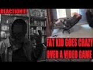 Fat Kid Goes Crazy Over A Video Game REACTION!!!  (STD)