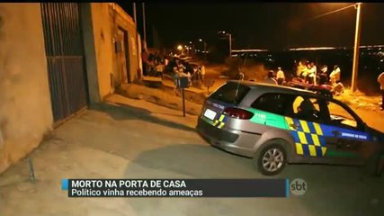 Político é assassinado na porta de casa