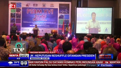 JK: Menteri Dilarang Keluar Kota Agar Bisa Ikut Sidang Paripurna