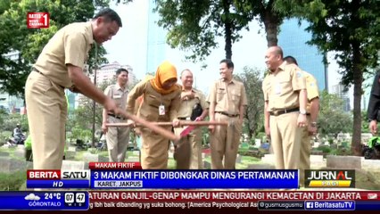 3 Makam Fiktif di TPU Karet Dibongkar
