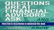 Read Book Questions Great Financial Advisors Ask... and Investors Need to Know ebook textbooks