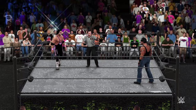 WWE 2K16 bret hart v ron faarooq simmons