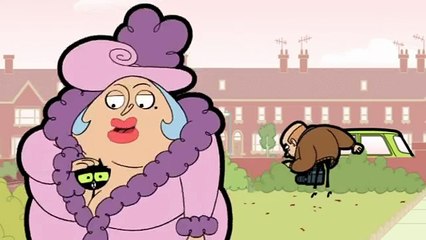 Mr Bean - In a Wig -- Mr. Bean trägt eine Perücke