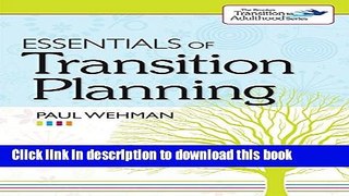 Read Book Essentials of Transition Planning E-Book Free