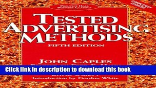 Read Book Tested Advertising Methods (5th Edition) (Prentice Hall Business Classics) ebook textbooks