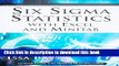 Read Book Six Sigma Statistics with EXCEL and MINITAB Ebook PDF