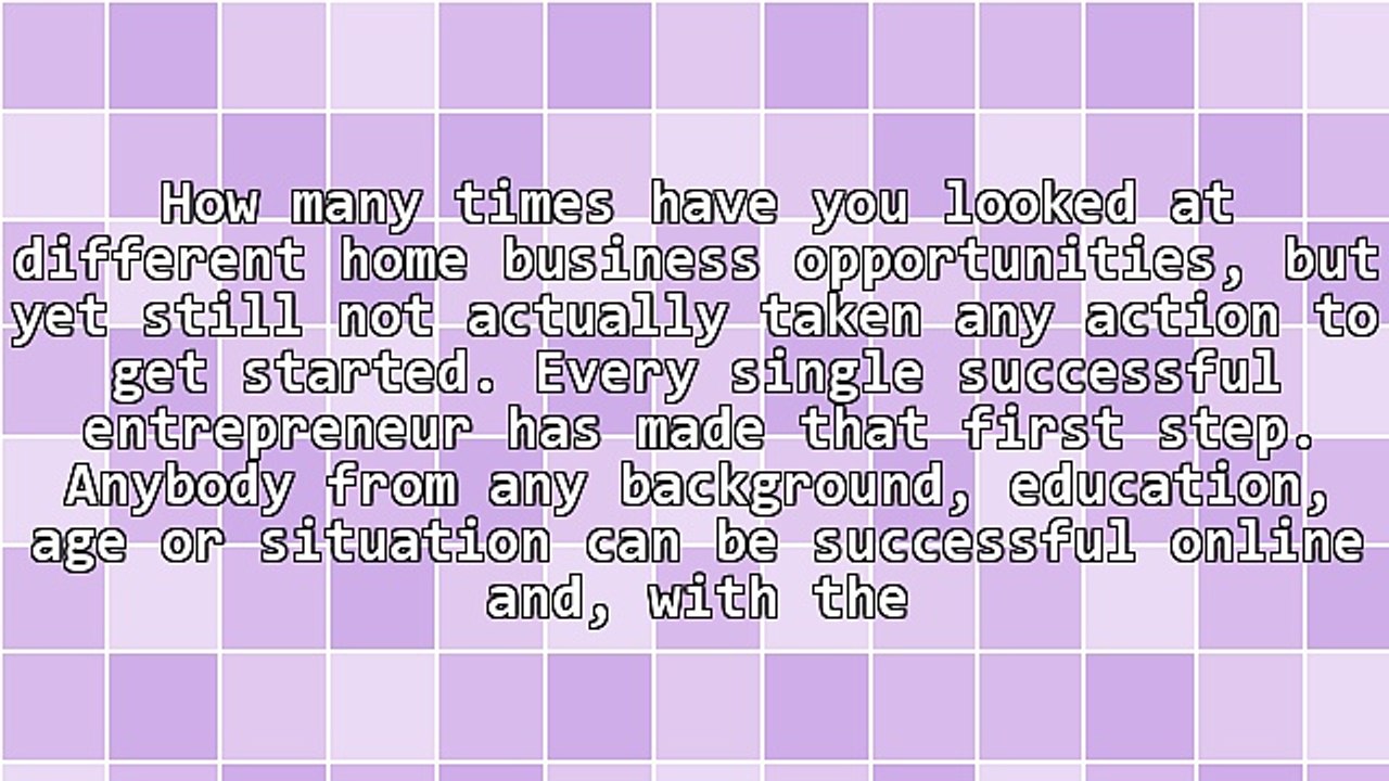 What Do The Best Home Business Opportunities Ha...