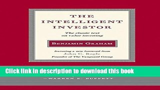 Read Book The Intelligent Investor: The Classic Text on Value Investing ebook textbooks