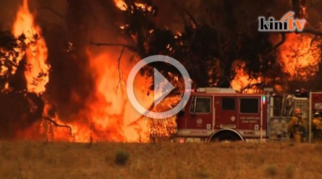 Kebakaran besar di California, 20,000 penduduk dipindah