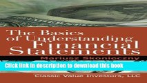 Read Book The Basics of Understanding Financial Statements: Learn How to Read Financial Statements