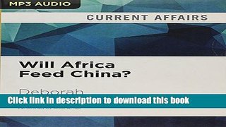 Read Will Africa Feed China? Ebook Free