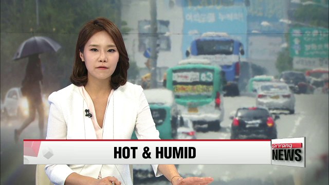 Hot and humid in Korea nationwide, with rain expected Wednesday