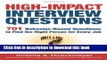 [PDF] High-Impact Interview Questions: 701 Behavior-Based Questions to Find the Right Person for