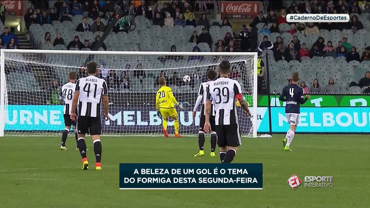 A beleza de um gol foi o tema da Crônica do Formiga desta segunda-feira
