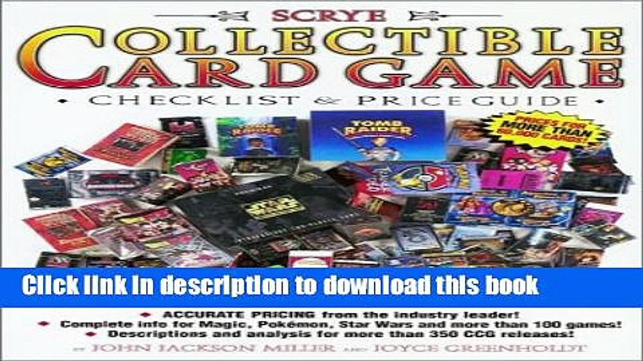 [PDF]  Scrye Collectible Card Game Checklist and Price Guide  [Download] Full Ebook
