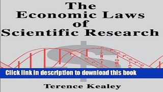 Read Books The Economic Laws of Scientific Research E-Book Free