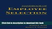 Download Handbook of Employee Selection PDF Free