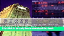 Read Books State Power and World Markets: The International Political Economy E-Book Free