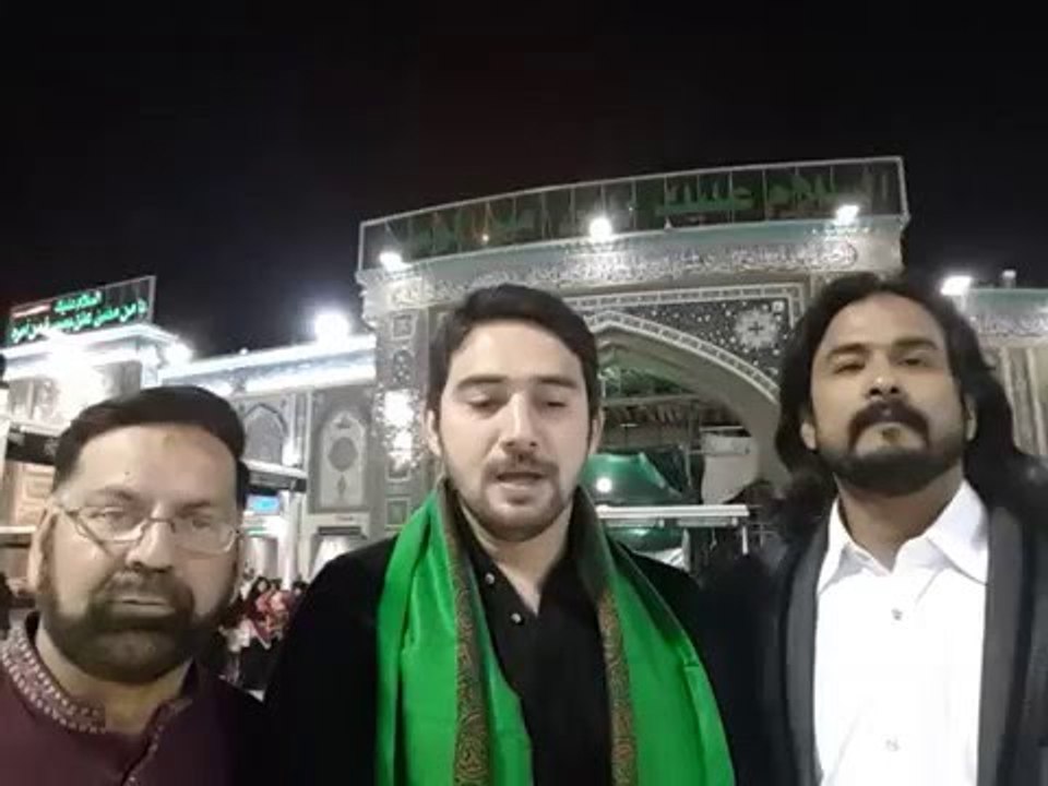 ABBAS TERE DAR SA FARHAN ALI WARIS,  IRFAN HAIDER & ASLAM HASHIM Reciting together in KARBALA