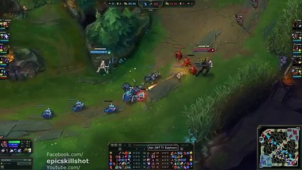 SKT T1 Faker Syndra vs Easyhoon Azir! feat. KT Ssumday Malphite - KR Soloq Challenger patch 5.18_37